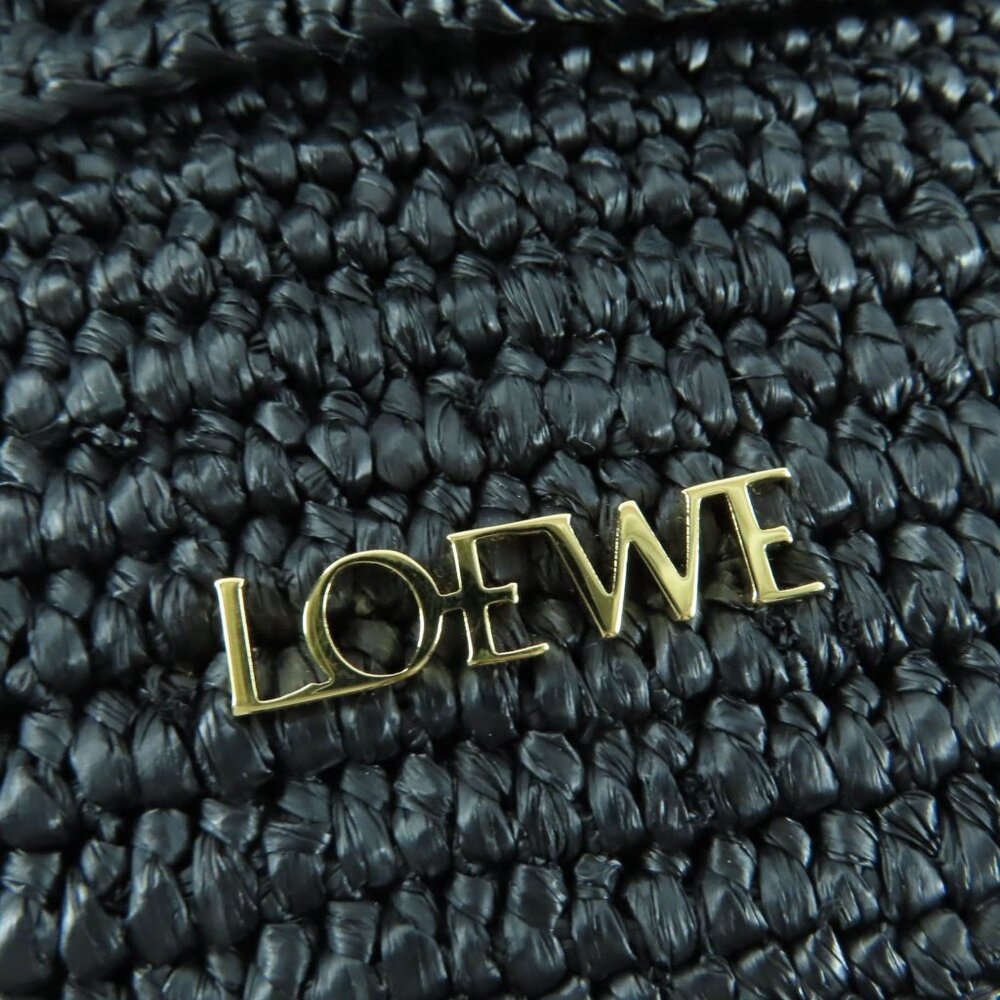 Loewe Ora Raffia Leather with Logo Hardware 2-Way - Picture 10 of 14
